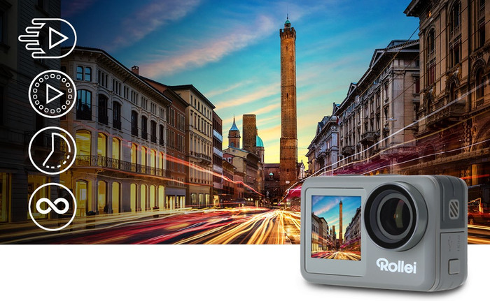 Rollei Actioncam 9S Plus Met Accessoires product in gebruik