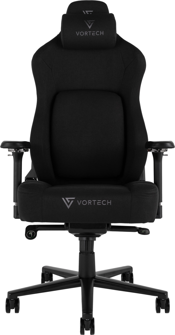 Vortech Prestige Gamestoel Zwart voorkant