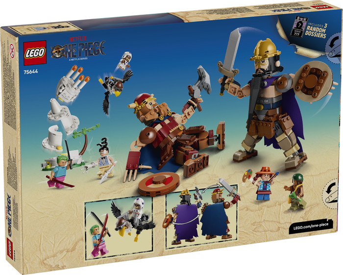 LEGO One Piece Dorry vs. Brogy - Reuzen van Kleine Gaarde 75644 verpakking