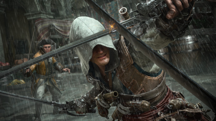 Assassin's Creed Black Flag Resynced PS5 product in gebruik