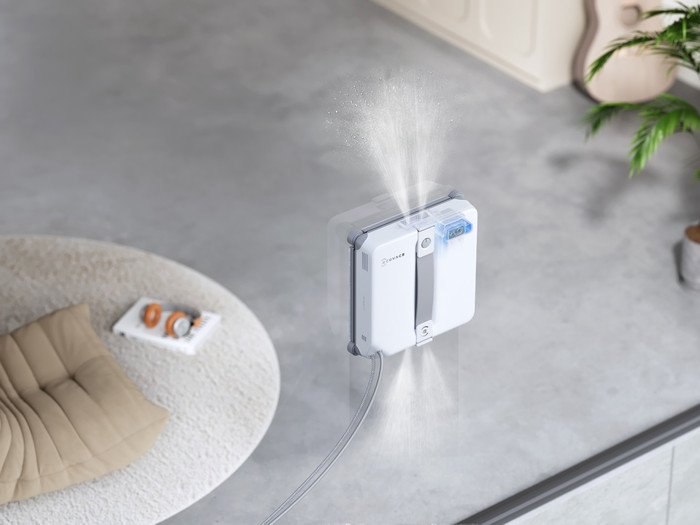 Ecovacs WINBOT mini 2 product in gebruik