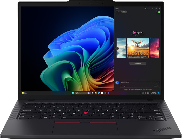 Lenovo ThinkPad T14 Gen 6 (AMD) Copilot+ PC - 21QJ0053MB Azerty voorkant