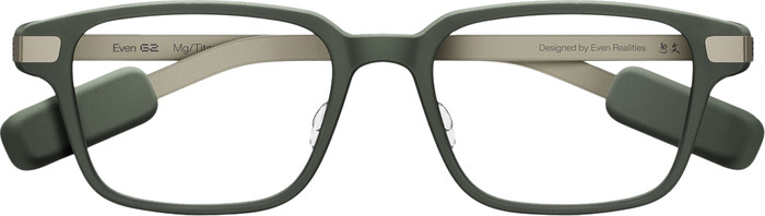 EvenRealities Even G2B Smart Glasses Groen Main Image