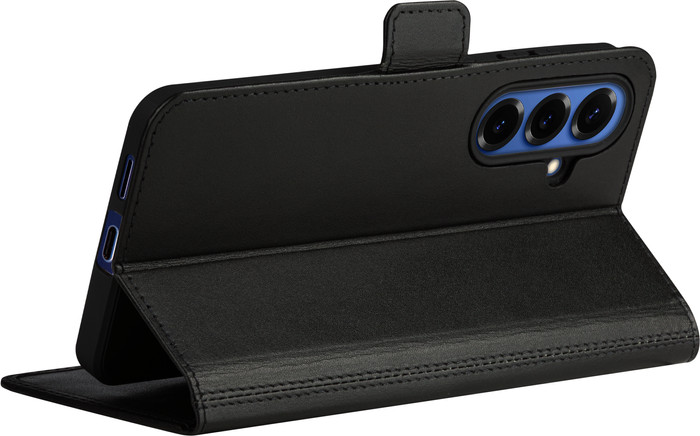 DBramante1928 Copenhagen Slim Samsung Galaxy S26 Plus Book Case Leer Zwart achterkant