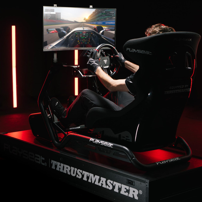 Thrustmaster T598 Direct Drive Racing Wheel product in use
