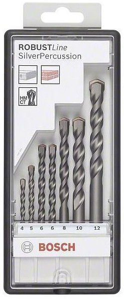 Bosch Robust Line Set de forets à pierre 7 pièces null