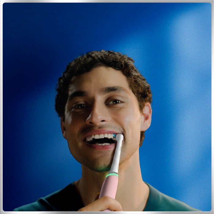 Oral-B iO Series 6N Rose Clair + Brossette iO Gentle Care Supplémentaire produit à l'usage