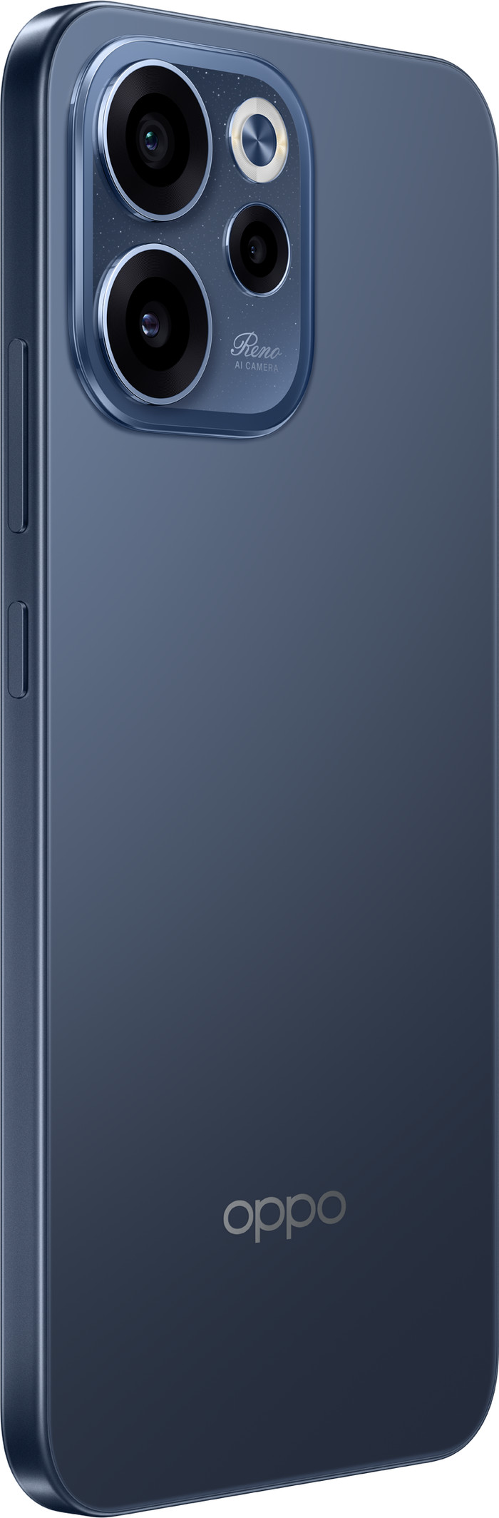 OPPO Reno15 F 256GB Donkerblauw 5G achterkant