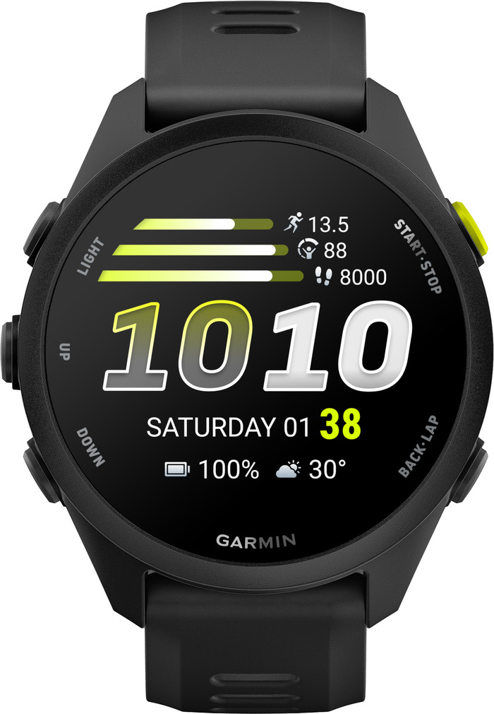 Garmin Forerunner 70 43 mm Zwart voorkant