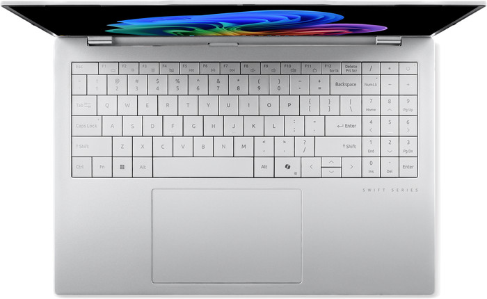 Acer Swift Air OLED Copilot+ PC SFA16-61M-R7WG top