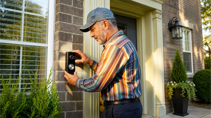 TP-Link Tapo D260 Smart Doorbell product in gebruik