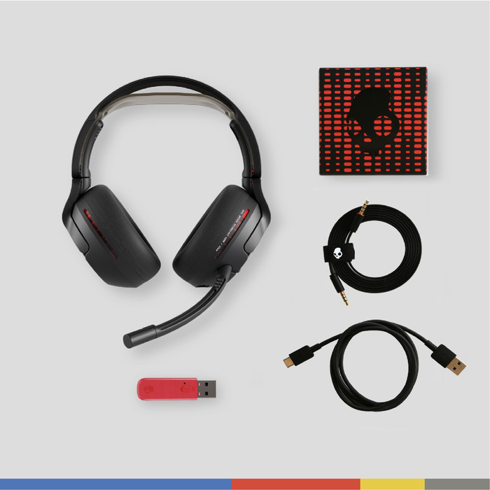 Skullcandy Crusher PLYR 720 Casque Gamer Sans Fil produit composé