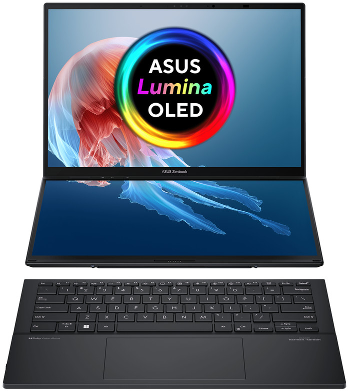 ASUS Zenbook Duo OLED Copilot+ PC UX8406CA-QL038W-BE Azerty voorkant