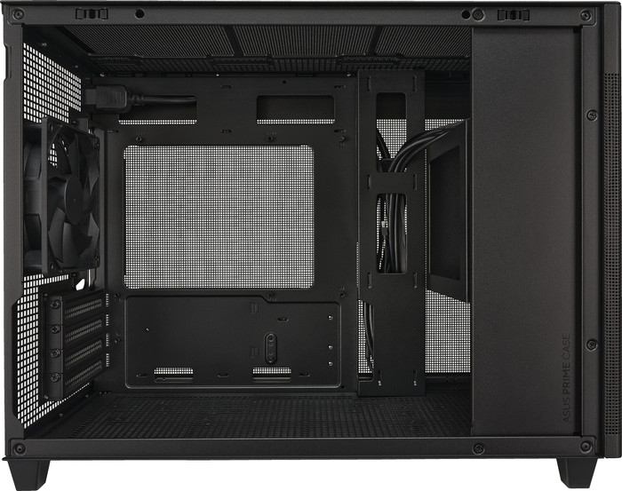 ASUS PRIME AP201 MESH Zwart linkerkant