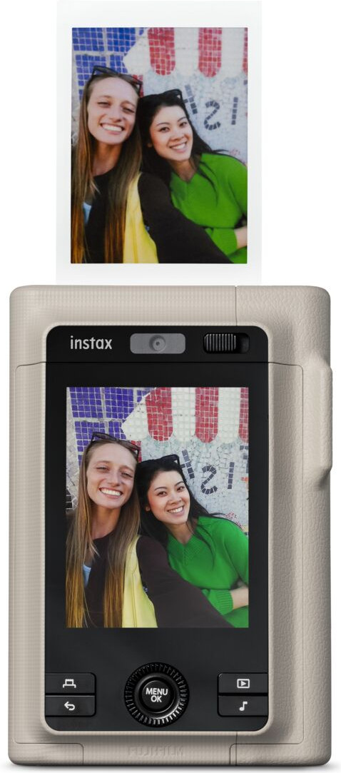 Fujifilm Instax Mini LiPlay+ Sand Beige achterkant