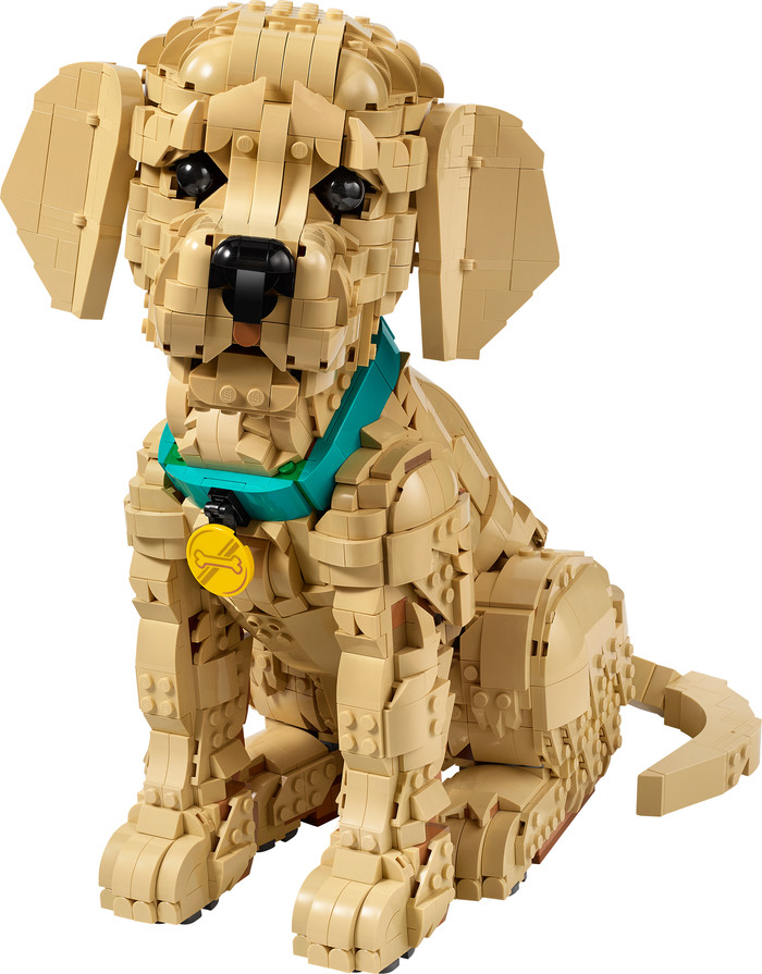 LEGO Icons Golden Retriever Puppy 11384 Main Image