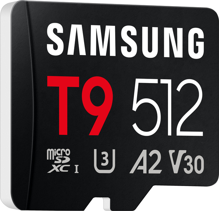 Samsung MicroSDXC T9 512GB 200MB/s voorkant