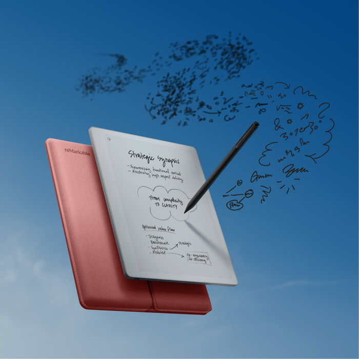 reMarkable Paper Pure avec Book Case Rose visuel fournisseur
