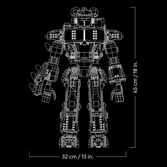 LEGO Fortnite Mecha Team Leader 77078 detail