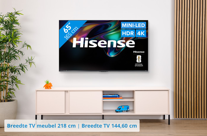 Hisense RGB Mini-led 65" UR8S (2026) visual Coolblue 1