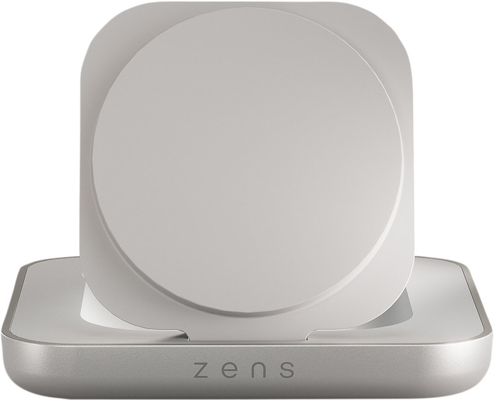 Zens MagSafe et Qi2 Chargeur Sans Fil 15 W avec Support Blanc avant