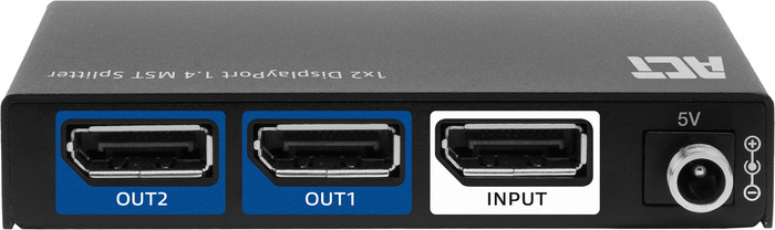 ACT 1x2 DisplayPort 1.4 MST Splitter Main Image