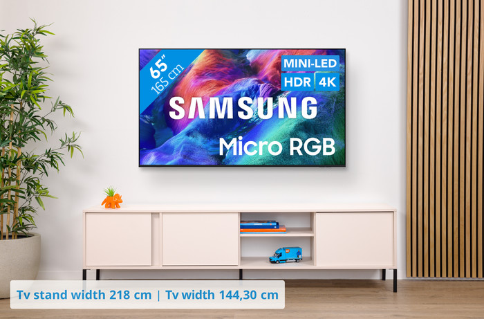 Samsung Micro RGB 65 inches R85H (2026) + Samsung HW-Q600H (2026) visual Coolblue 1