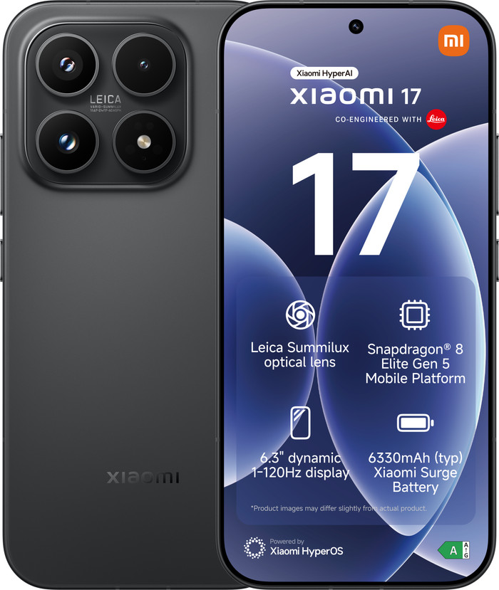Xiaomi 17 256GB Zwart 5G Main Image