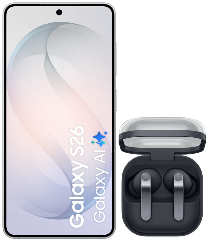 Samsung Galaxy S26 256 Go Blanc 5G + Samsung Galaxy Buds4 Pro Noir Main Image