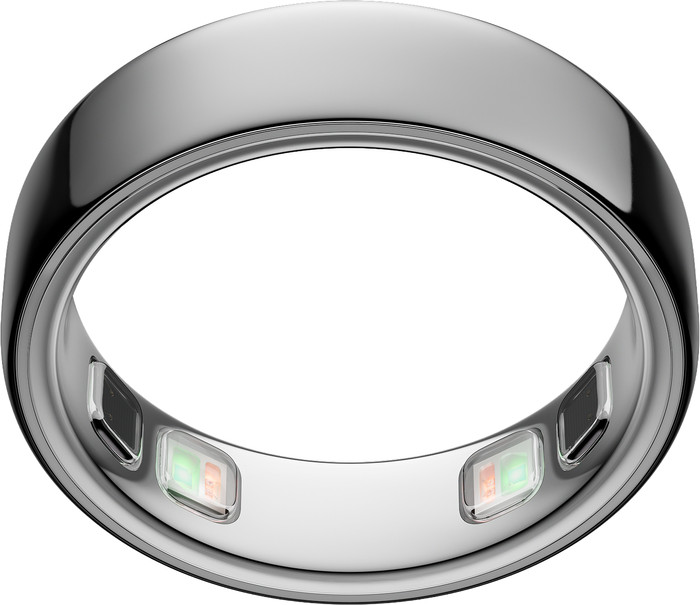 Oura Ring 5 Taille 7 Argent Main Image