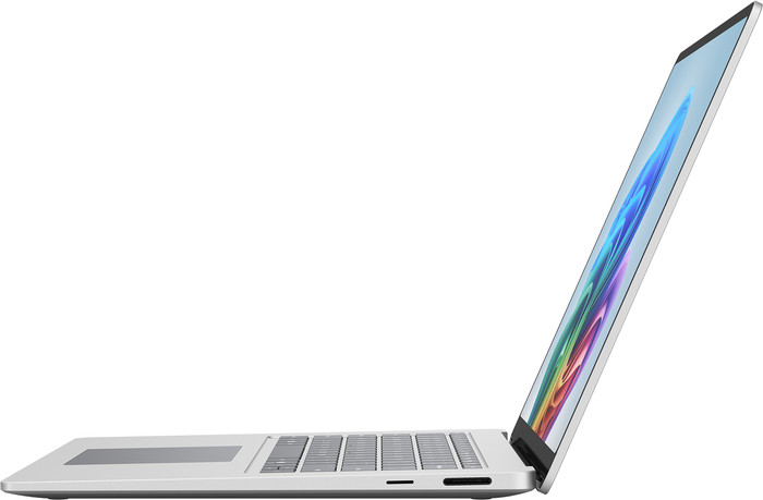 Microsoft Surface Rosemont 15 M12 / 16GB / 512GB Platinum Azerty rechterkant