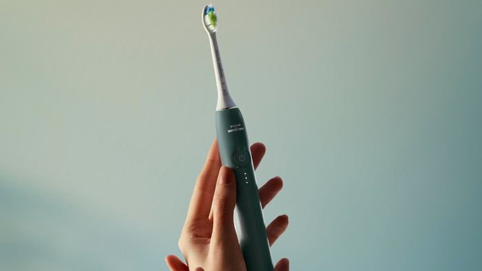 Philips Sonicare 3100 Series HX4033/26 Bosgroen product in gebruik