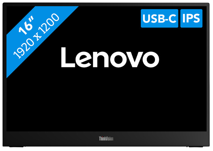 Lenovo ThinkVision M16 64BFUAT1WL Main Image