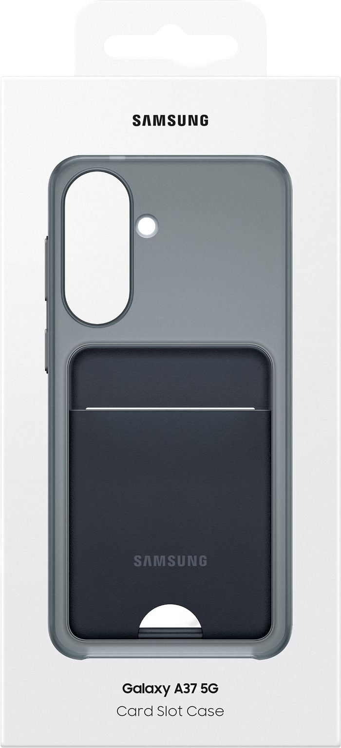 Samsung Galaxy A37 Card Slot Back Cover Zwart verpakking