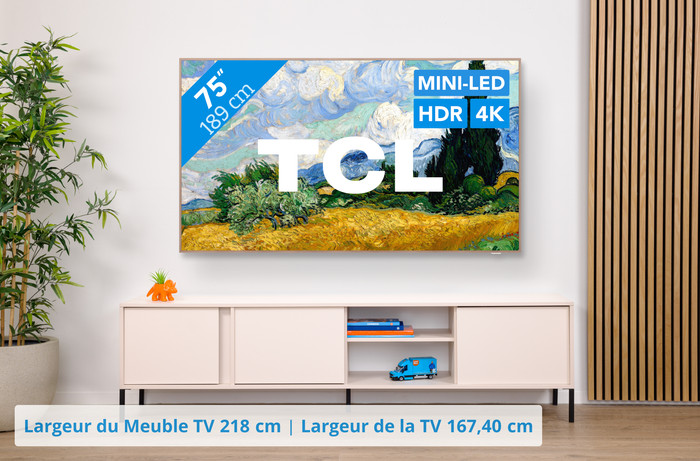 TCL QD Mini-LED 75" A400 Pro (2026) visuel Coolblue 1