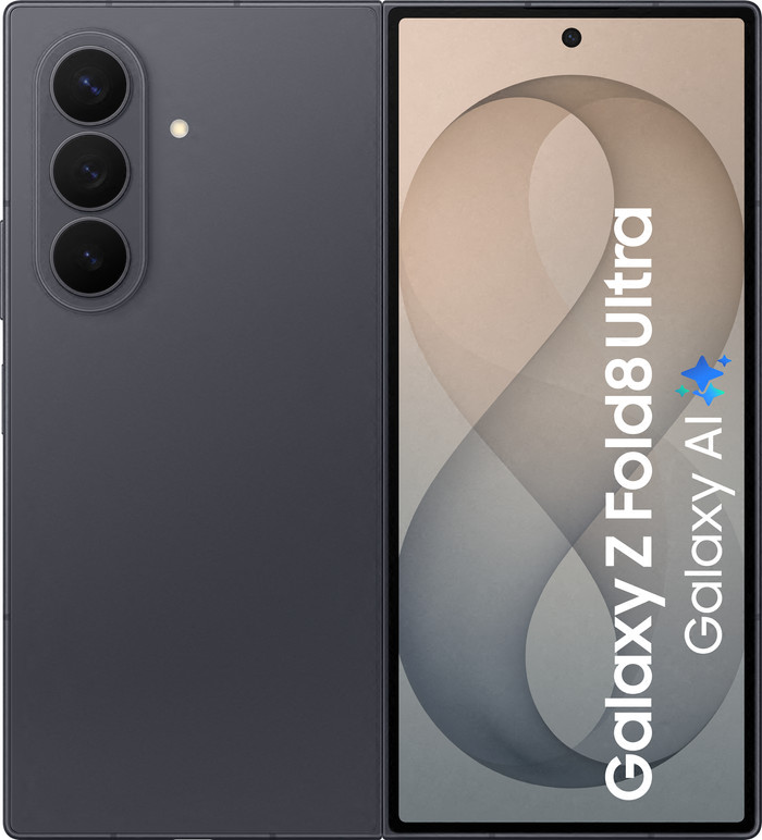 Samsung Galaxy Z Fold 8 Ultra 256GB Zwart 5G achterkant