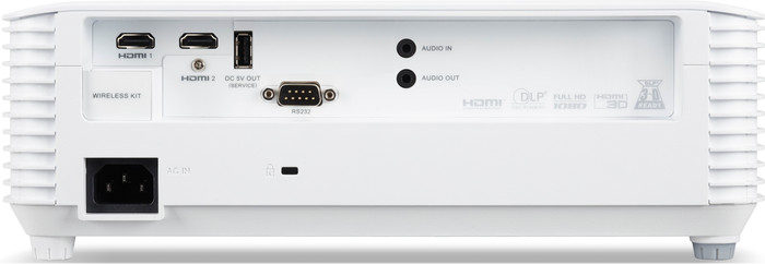 Acer X1528Ki achterkant