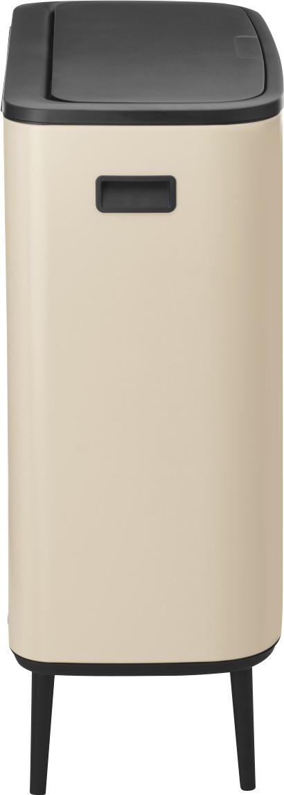 Brabantia Bo Touch Bin Hi Poubelle 60 Litres Soft Beige côté droit