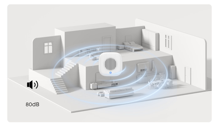 Eufy Video Doorbell Chime 2 product in gebruik