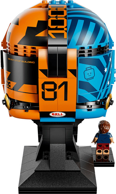 LEGO Editions - McLaren Mastercard F1 Team Casque d'Oscar Piastri 43017 arrière
