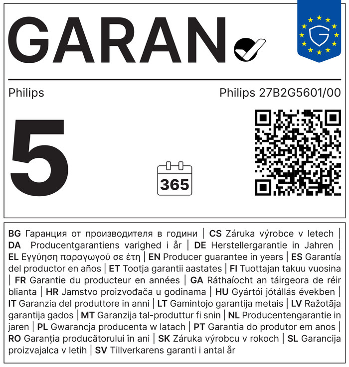 Philips 27B2G5601/00