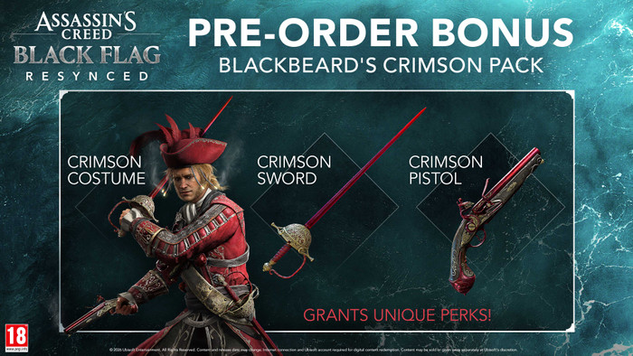 Assassin's Creed Black Flag Resynced PS5 visual leverancier
