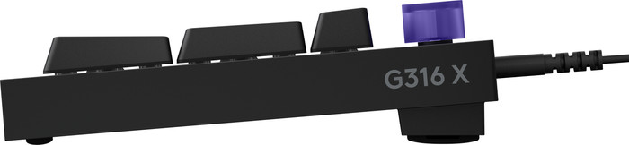 Logitech G316 X 98 Bedrade Gaming Toetsenbord Azerty Zwart rechterkant
