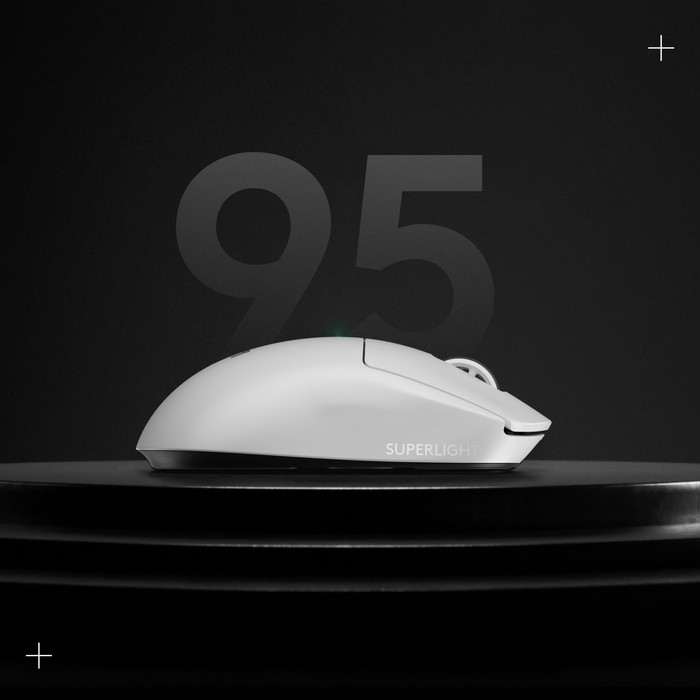 Logitech G PRO X Superlight 2 LIGHTSPEED Wireless Gaming Mouse White visual supplier
