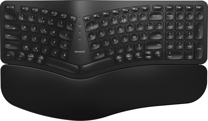 BlueBuilt Draadloos Ergonomisch Bluetooth Toetsenbord AZERTY Main Image