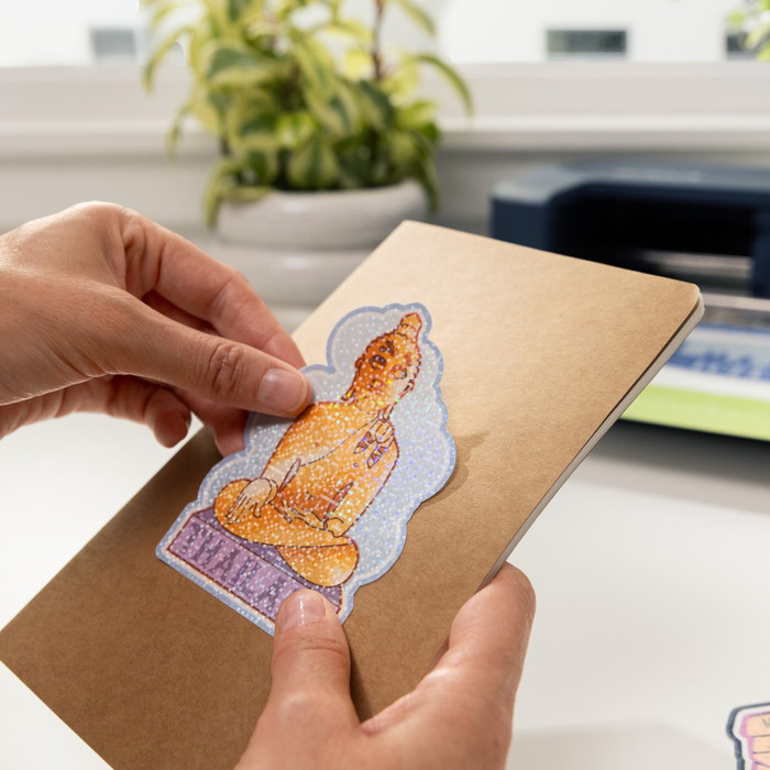 Cricut Maker 5 Essential + Materials Pack bundle product in use