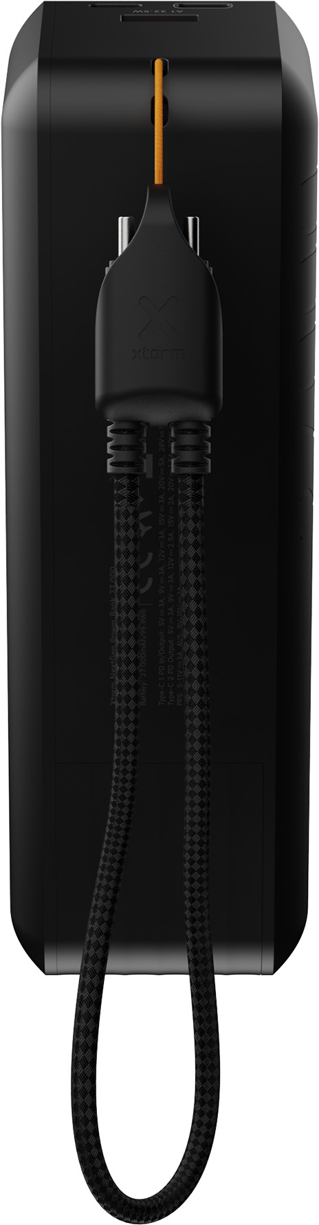 Xtorm NextGen Batterie Externe 140 W 27 000 mAh Noir dessous