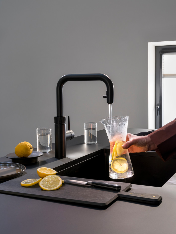 Quooker COMBI & Quooker Flex Square Noir produit à l'usage