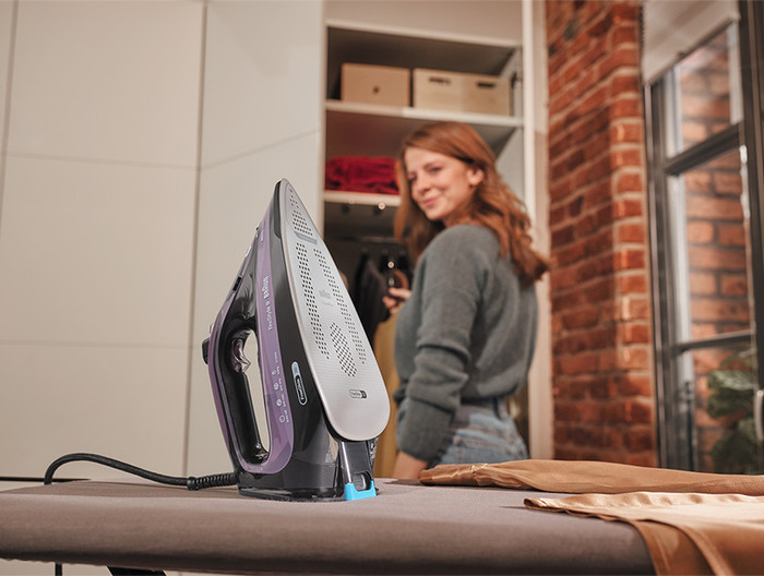 Braun TexStyle 9 SI9661VI product in gebruik