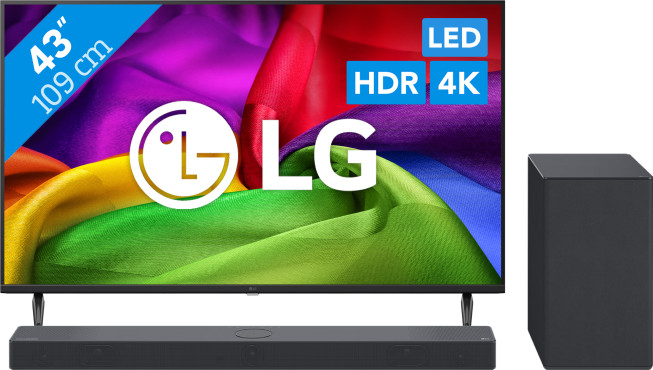LG Led 43" NU800 (2026) + LG DS40T Main Image